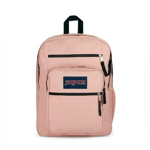 (NEW) JanSport® Big Student Backpack With 15” Laptop Pocket, Misty Rose